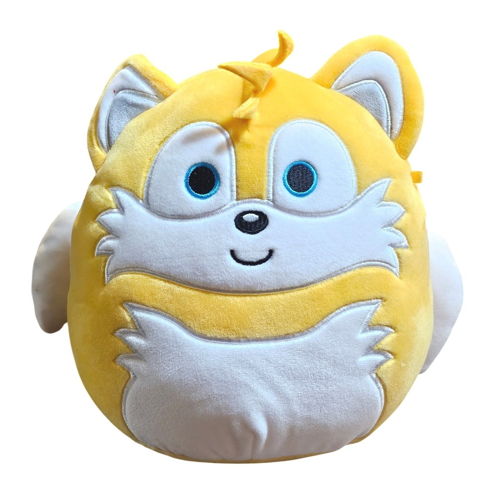 Squishmallows Sonic the Hedgehog Tails Plush 8 Inch Yellow Fox Miles Prower SEGA
